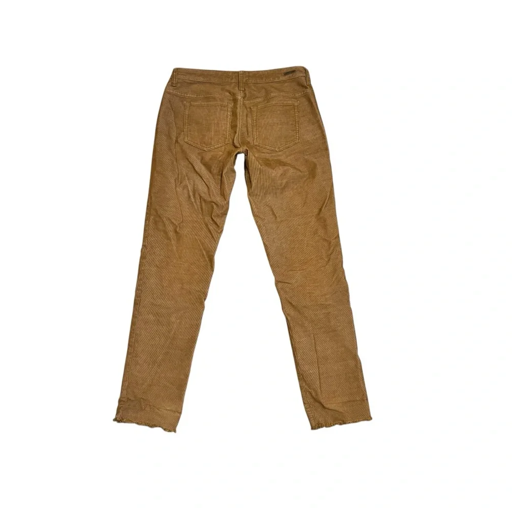 Carve Designs Carson Corduroy Pant Raw Hem Cord Organic Cotton Tan Women's 4 - Picture 9 of 9